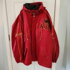 Retro Custom Made Fatty Tuna Men's Sz 4XL Embroidered N.J. Parka Coat Hood Rare